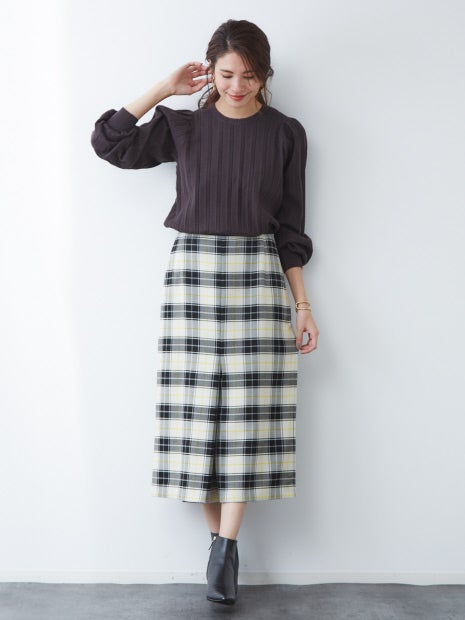 プリーツニット