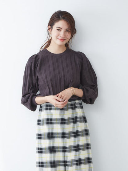 プリーツニット