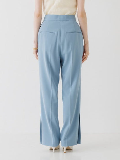 サイドスリットツィルパンツ