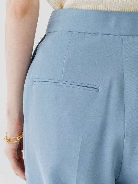 サイドスリットツィルパンツ