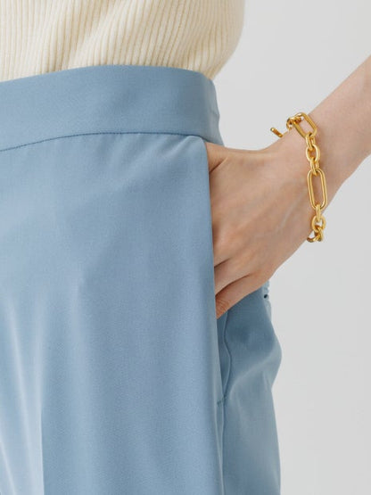 サイドスリットツィルパンツ