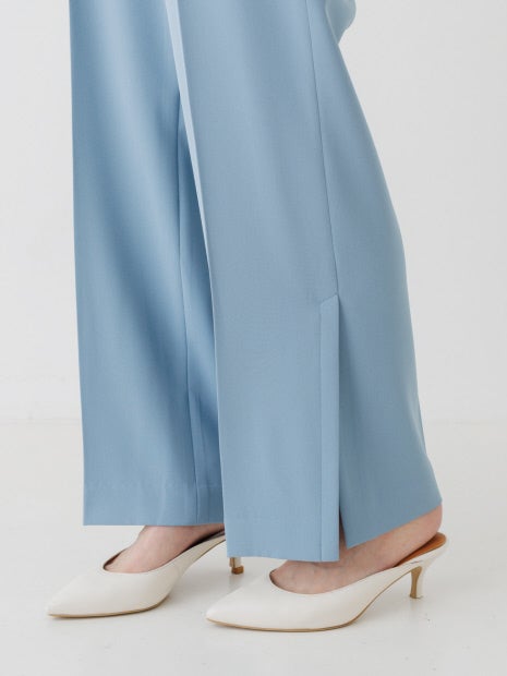 サイドスリットツィルパンツ