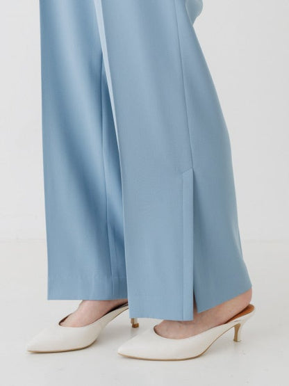 サイドスリットツィルパンツ