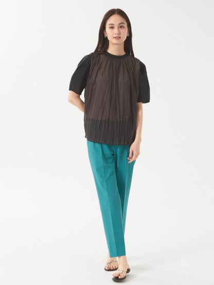 プリーツドッキングプルオーバー