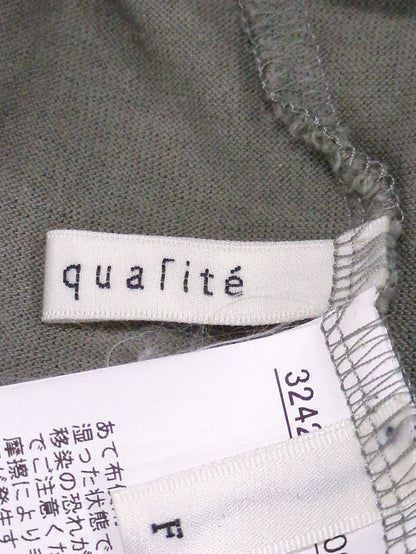 リネンコットンアシメTシャツ