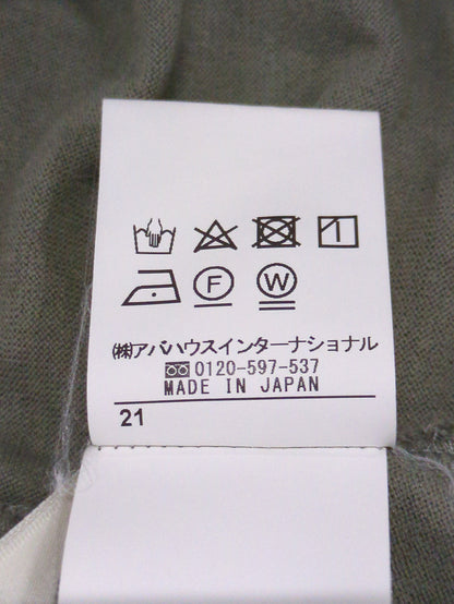 リネンコットンアシメTシャツ