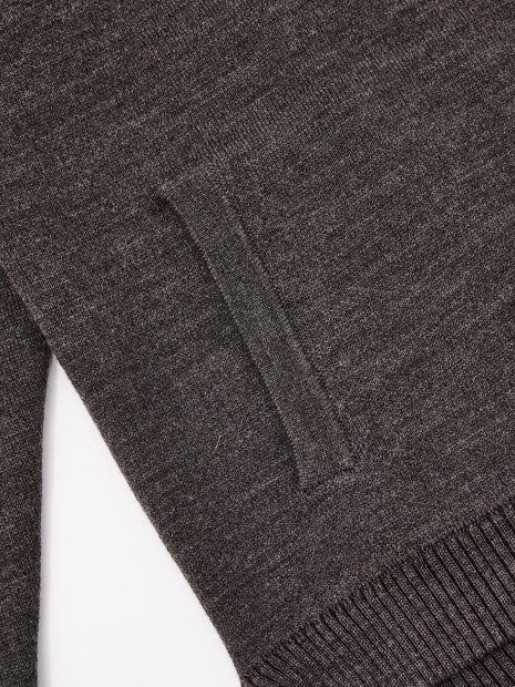 【ウールブレンド】スマートシルエット ドライバーズニット / ブルゾン