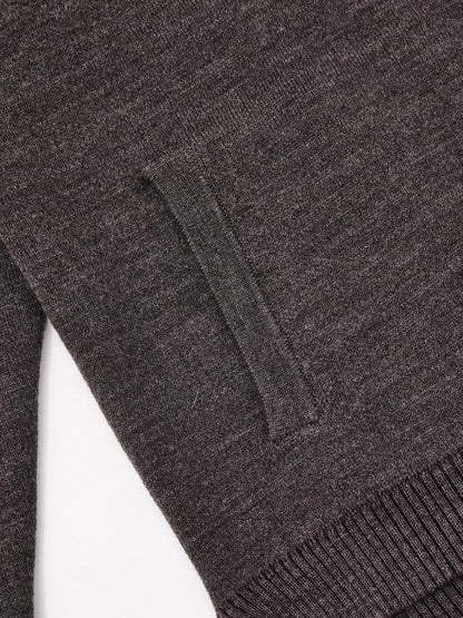 【ウールブレンド】スマートシルエット ドライバーズニット / ブルゾン