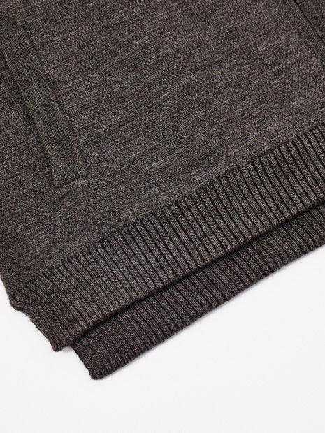 【ウールブレンド】スマートシルエット ドライバーズニット / ブルゾン