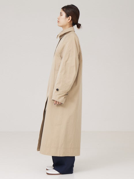 割繊ステンカラーコート