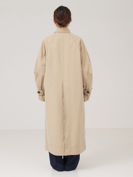 割繊ステンカラーコート