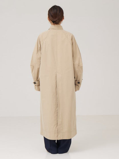 割繊ステンカラーコート