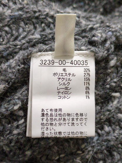 カラーネップニットプルオーバー