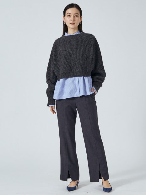 【セットアップ対応】ダブルクロスセンターベンツパンツ