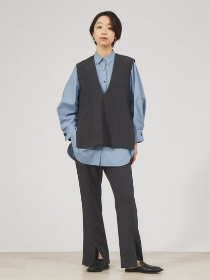 【セットアップ対応】ダブルクロスセンターベンツパンツ