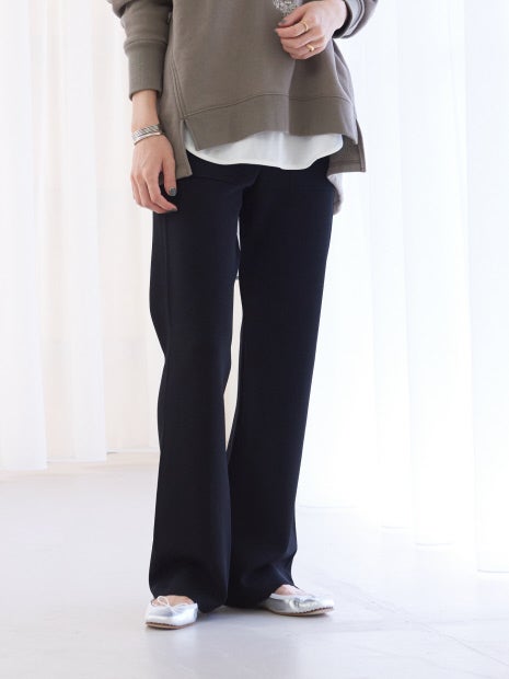 ミラノリブニットパンツ