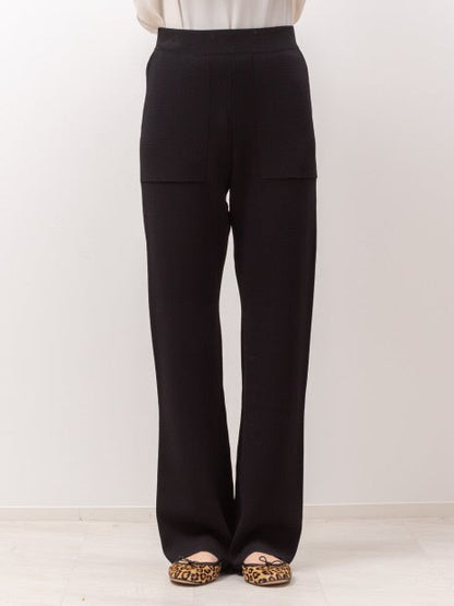 ミラノリブニットパンツ