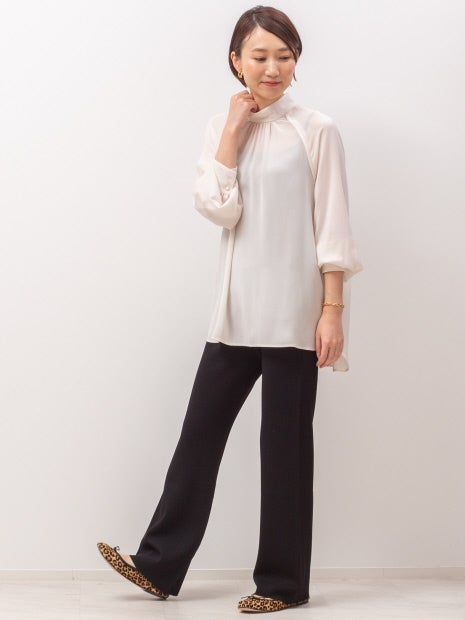 ミラノリブニットパンツ