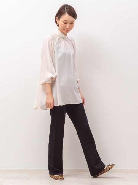 ミラノリブニットパンツ