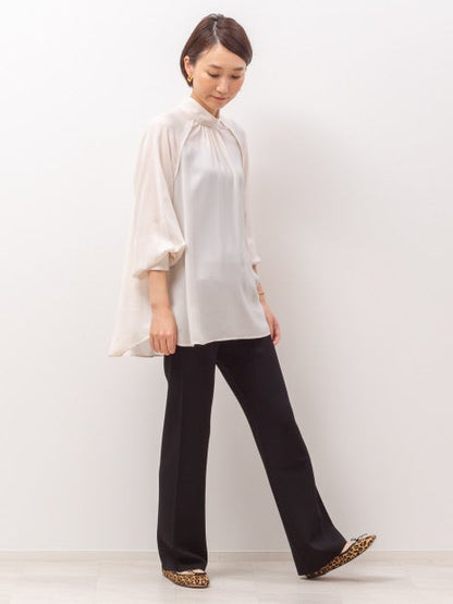 ミラノリブニットパンツ