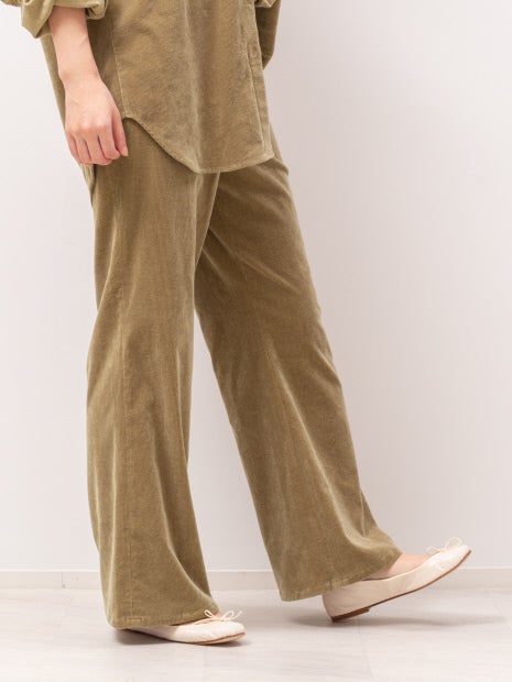 コーデュロイセットアップパンツ