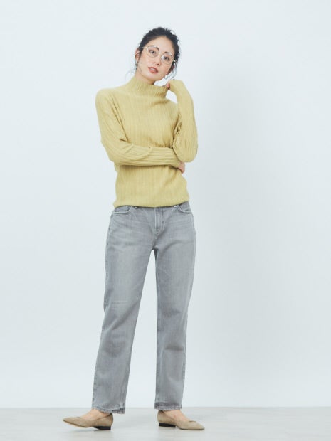 プリーツニットプルオーバー