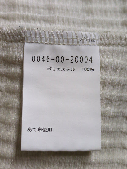 クォーターゲージ ストライプコード プルオーバー ニット