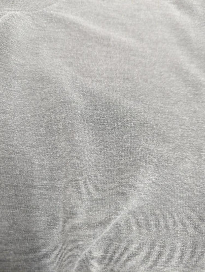 ポンチクルーネック長袖TEE