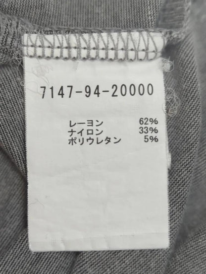 ポンチクルーネック長袖TEE