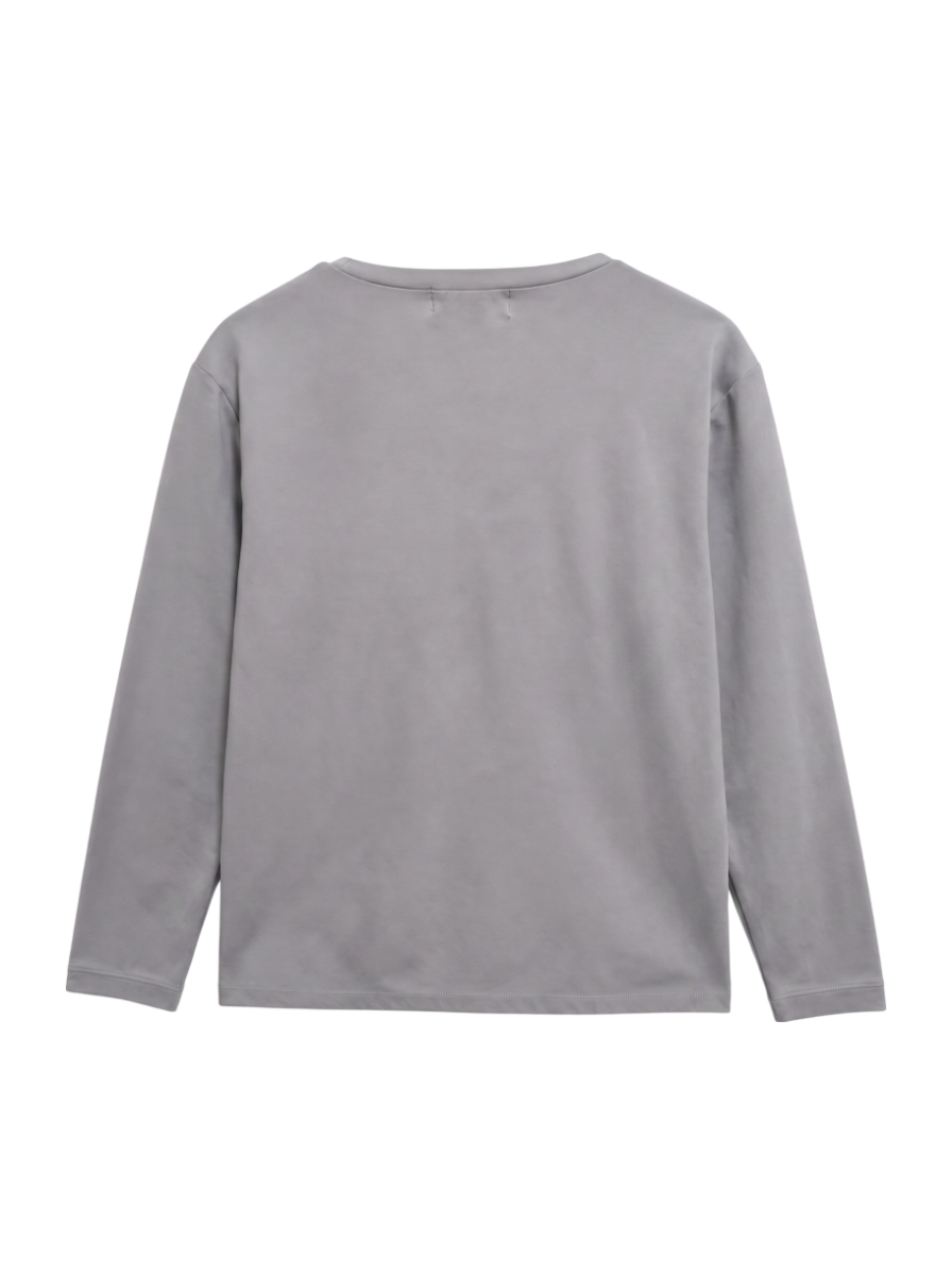 フロント ポケット 長袖 Tシャツ