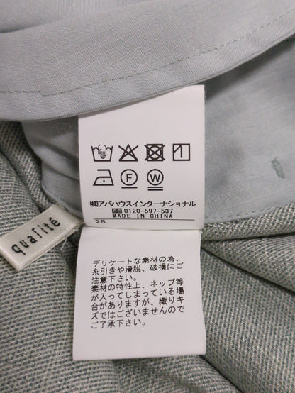 リネンライクフロントタックワンピース