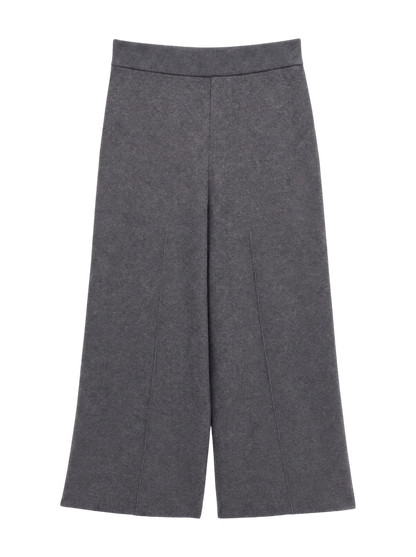 【WEB・一部店舗限定】圧縮ニットクロップドパンツ◇セットアップ対応