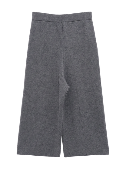 【WEB・一部店舗限定】圧縮ニットクロップドパンツ◇セットアップ対応