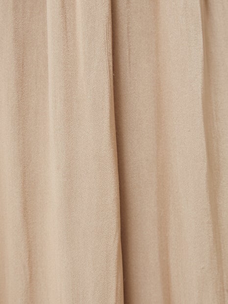 ピーチサテンドレープパンツ