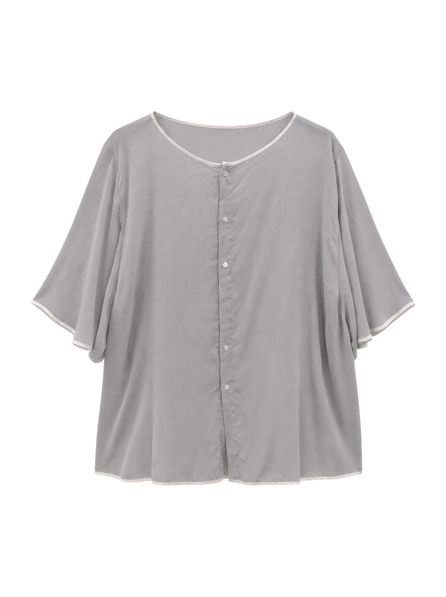 2WAYパイピングシフォンブラウス