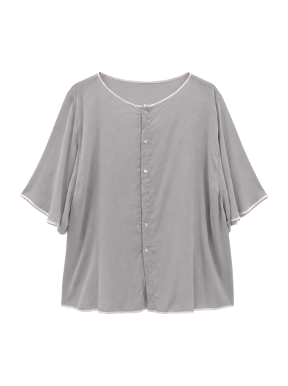 2WAYパイピングシフォンブラウス