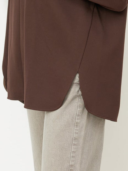 スリットネックカットソープルオーバー