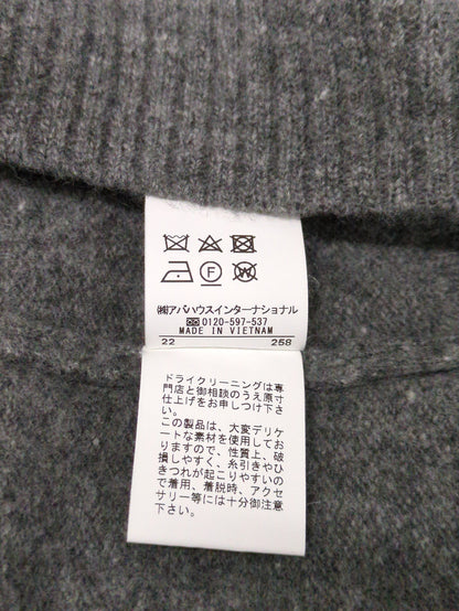 ファインウールクルーネックプルオーバー