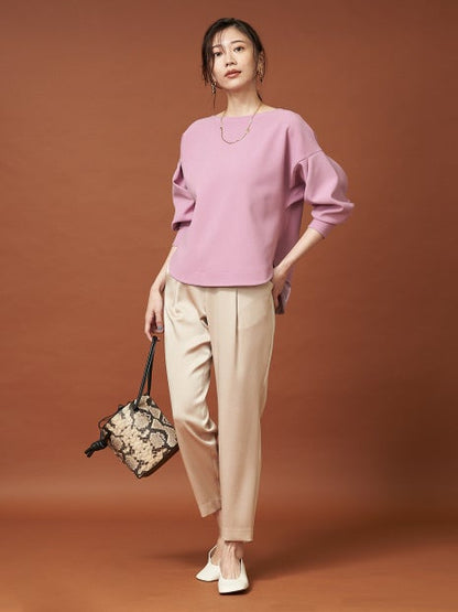 サテンタックドロストパンツ