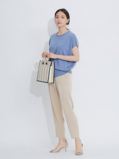 サテンタックドロストパンツ