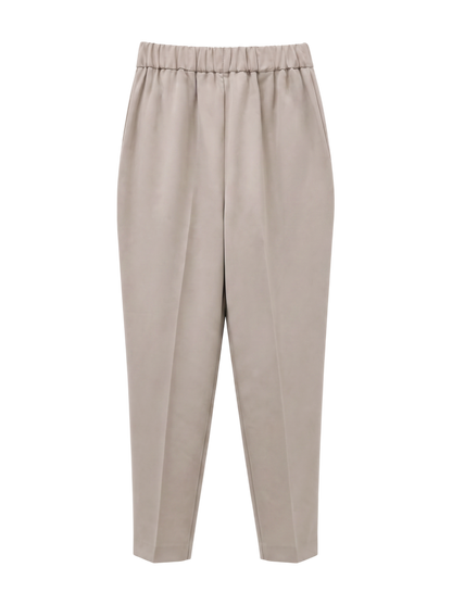 パウダリーストレッチスリットパンツ