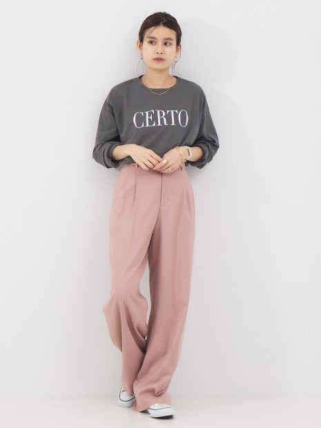 サキソニーワイドパンツ