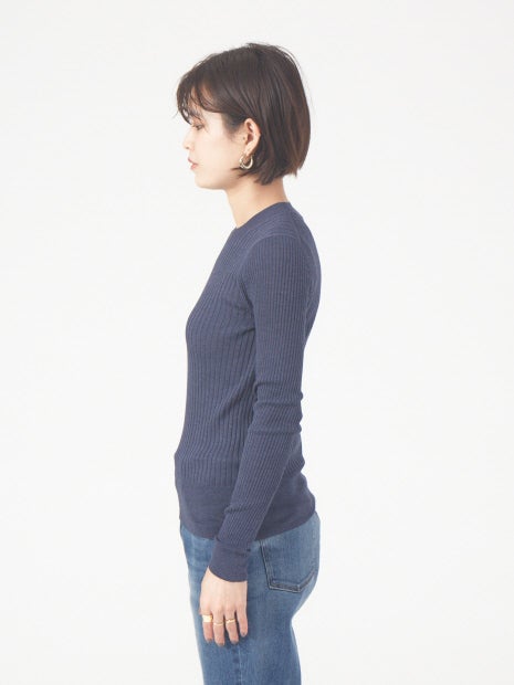 【アンサンブル対応】ワイドリブプルオーバー