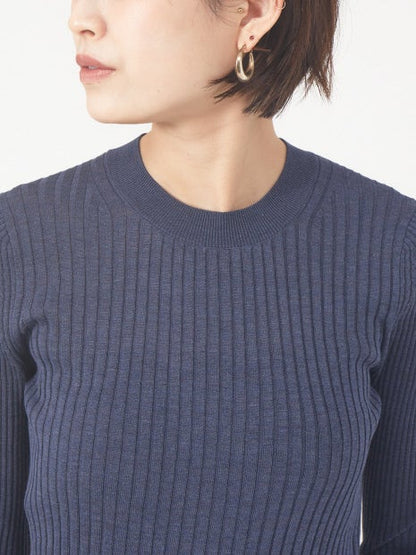 【アンサンブル対応】ワイドリブプルオーバー