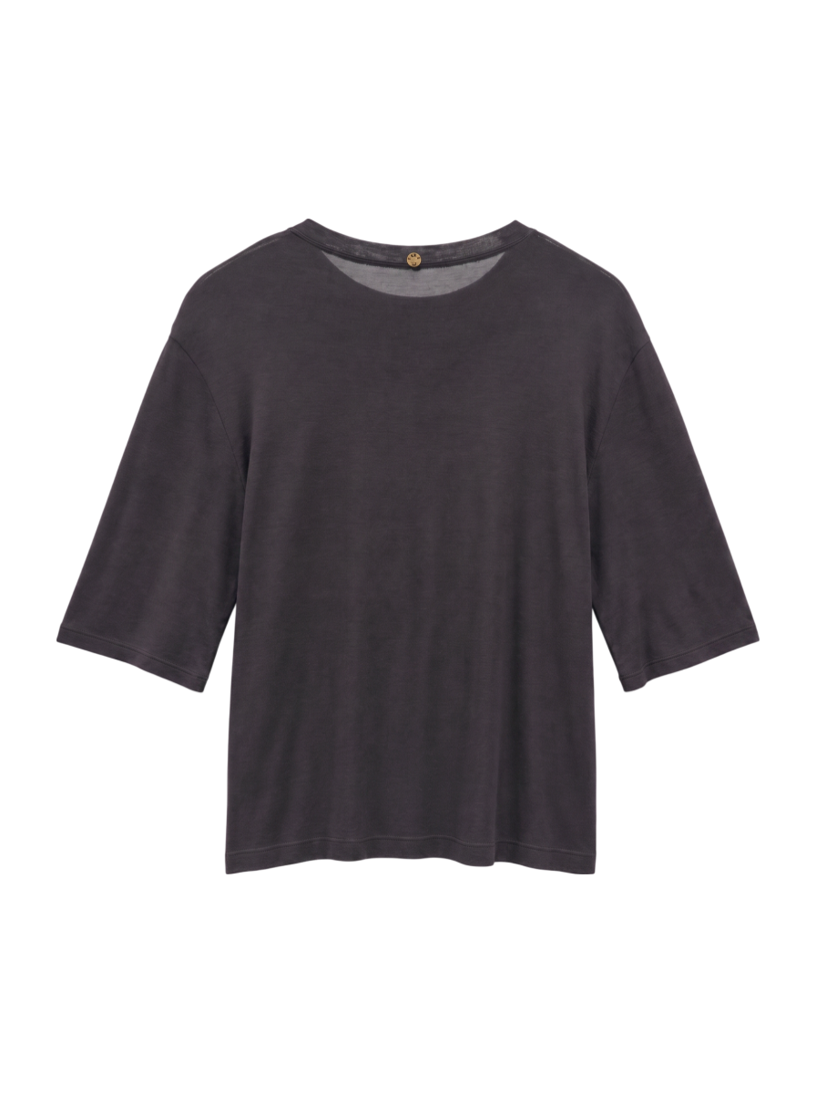 ウォッシャブルシルクTee