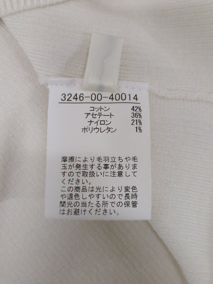 ウォッシャブルクールネックニットT