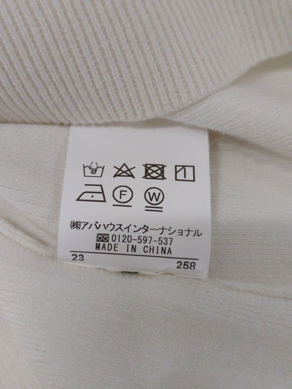 ウォッシャブルクールネックニットT