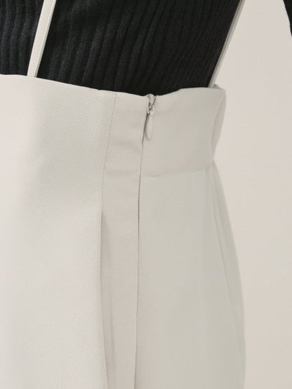 【XSサイズ展開】【ロングセラー】ハイウエストサスペンダースカート