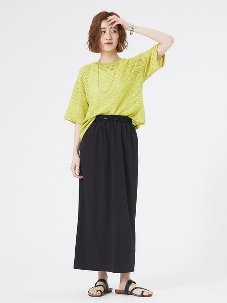 メッシュレースプルオーバー