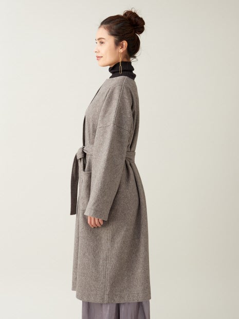 ノーカラーコート